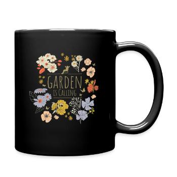 Muttertag Garten Design für entspannte Momente - Tasse einfarbig - Schwarz - Rechts