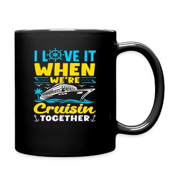 Partenaires de vacances croisière Cruisin Together - Mug uni - noir - Droite