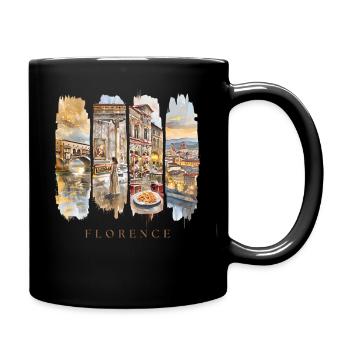 Voyage de vacances à Florence – Voyage en Italie Art City - Mug uni - noir - Droite