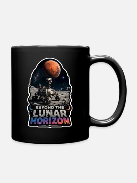 Lass Uns Zum Mars Gehen. Mars-erkundungsmission - Tasse einfarbig - Schwarz