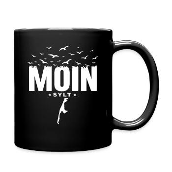 Moin Sylt Chemise de vacances de l’île de la mer du Nord - Mug uni - noir - Droite
