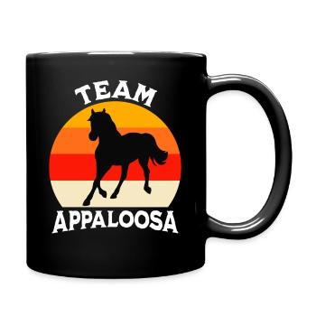 Team Appaloosa - Tasse einfarbig - Schwarz - Rechts