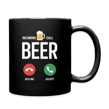 Bier Appel entrant Bière JGA Herren Männerabend - Mug uni - noir - Droite