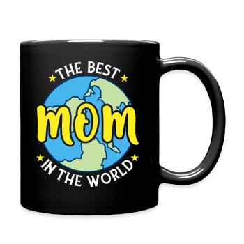 Best Mom in the World - Mothers Day - Full Colour Mug - black - Right