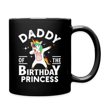 Dabbing Birthday Princess - Full Colour Mug - black - Right