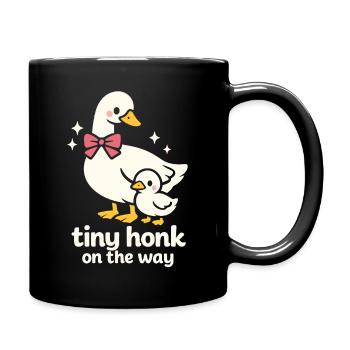 Tiny Honk - Tasse einfarbig - Schwarz - Rechts