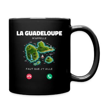 La Guadeloupe M’appelle Faut Que J’y Aille Humour - Mug uni - noir - Droite