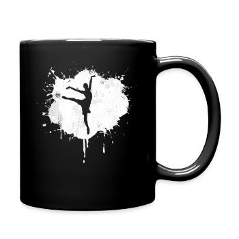 Sketch de danseur de ballet - Mug uni - noir - Droite