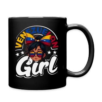 Venezuela Flagge Stolz & Heimat Venezuela - Tasse einfarbig - Schwarz - Rechts