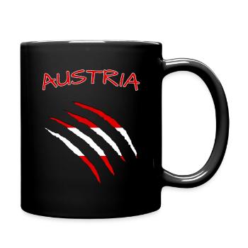 Drapeau Autriche Griffe Autriche Autriche Drapeau Autriche au - Mug uni - noir - Droite