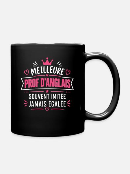 Prof d'anglais - Mug uni - noir
