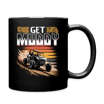 UTV Tout-Terrain 4 Roues Côte à côte - Mug uni - noir - Droite