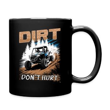UTV Off Road 4 Wheeler Side by side - Tasse einfarbig - Schwarz - Rechts
