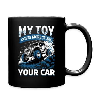 UTV Off Road 4 Wheeler Side by side - Tasse einfarbig - Schwarz - Rechts