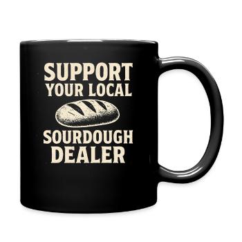 Baking Baker Baker Sourdough Bread Gift Idea - Full Colour Mug - black - Right