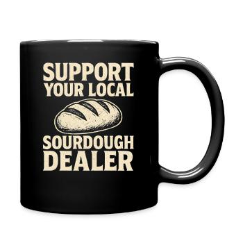 Baking Baker Baker Sourdough Bread Gift Idea - Full Colour Mug - black - Right