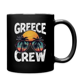 Greece Crew - Full Colour Mug - black - Right