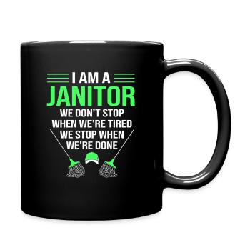 caretaker - Full Colour Mug - black - Right