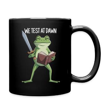 Dawn Test Frog - Tasse einfarbig - Schwarz - Rechts