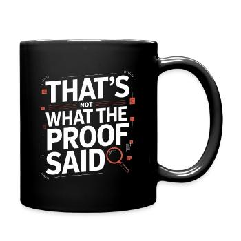 Print Designer That's Not What Pattern Designer - Full Colour Mug - black - Right