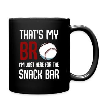 Baseball Snack Bar Tee - Full Colour Mug - black - Right