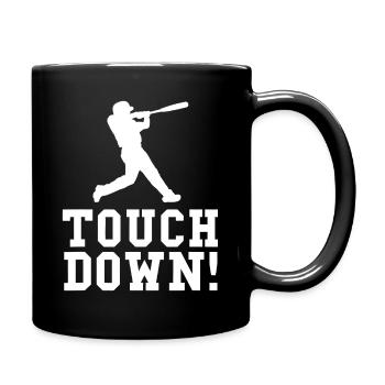 Tee silhouette d’atterrissage - Mug uni - noir - Droite