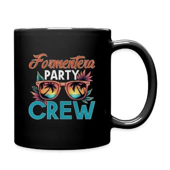 Formentera Crew - Tasse einfarbig - Schwarz - Rechts
