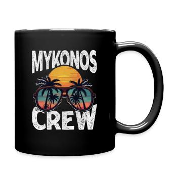 Mykonos Crew - Full Colour Mug - black - Right