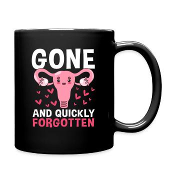 Hystérectomie ovarienne Utérus Utérus - Mug uni - noir - Droite