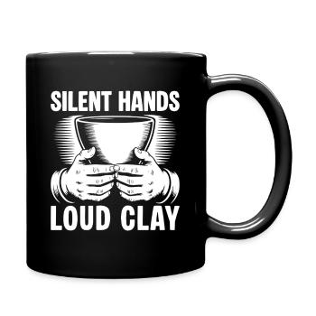Potiers Artistes, Loud Clay Pottery - Mug uni - noir - Droite