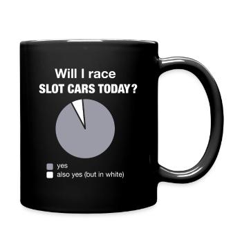 Slotcar Slot Racing Car Cool Driving Today - Tasse einfarbig - Schwarz - Rechts