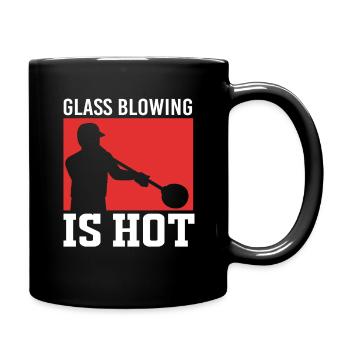 Glassblowing Glass - Full Colour Mug - black - Right