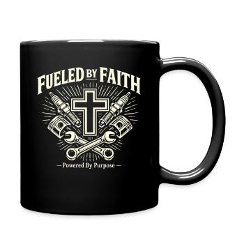 Faith Schrauber - Tasse einfarbig - Schwarz - Rechts