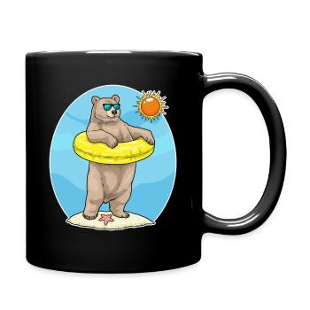 Été de la baignée de Bear Beach - Mug uni - noir - Droite