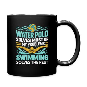 Le water-polo résout la plupart de mes problèmes - Mug uni - noir - Droite