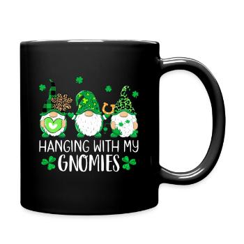 Gnomies St Patrick Trio - Full Colour Mug - black - Right