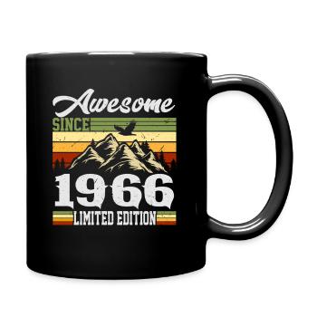 1966 Vintage Rétro Cadeau d’anniversaire - Mug uni - noir - Droite