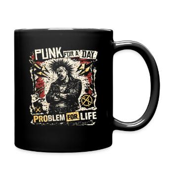 Punk For A Day - Full Colour Mug - black - Right