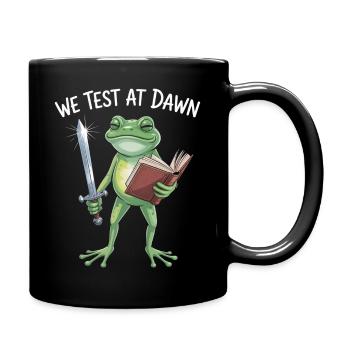 Dawn Test Frog Knight - Full Colour Mug - black - Right