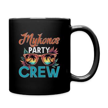 Mykonos Crew - Full Colour Mug - black - Right