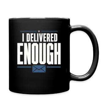 Retired Postman Retired Postman - Full Colour Mug - black - Right
