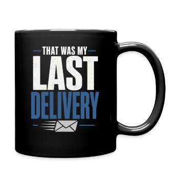 Retired Postman Retired Postman - Full Colour Mug - black - Right