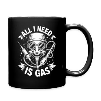 Anesthesiologist I Need Gas Anesthesia - Tasse einfarbig - Schwarz - Rechts