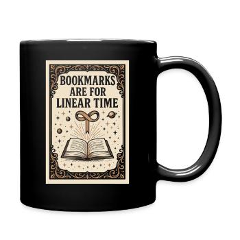 Signets temporels linéaires | Livre de science-fiction - Mug uni - noir - Droite