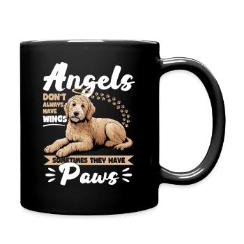 Goldendoodle Dog Breed - Full Colour Mug - black - Right