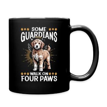 Race de chien Goldendoodle - Mug uni - noir - Droite
