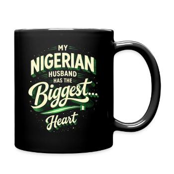 Nigerianischer Ehemann My Nigerian Husband - Tasse einfarbig - Schwarz - Rechts