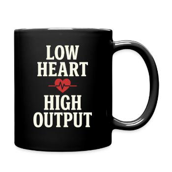 Entraînement en zone 2 : entraînement de la fréquence cardiaque facile - Mug uni - noir - Droite