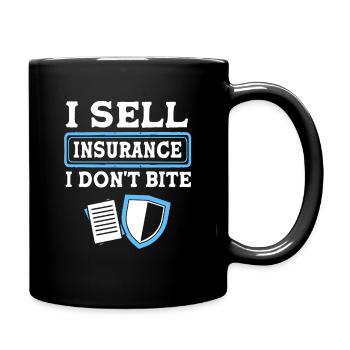 Insurance - Full Colour Mug - black - Right