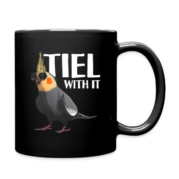 T-shirt Tiel With It Lunettes de Soleil Calopsitte - Mug uni - noir - Droite